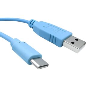 Aexus Serial Console Cable for Cisco | USB Type A to USB Type C 6ft (1.8 M) | CAB-Console-USB-C= | Compatible with Cisco Catalyst 1200/1300/9500X Series Switches, Cisco Secure Firewall 1200 Series
